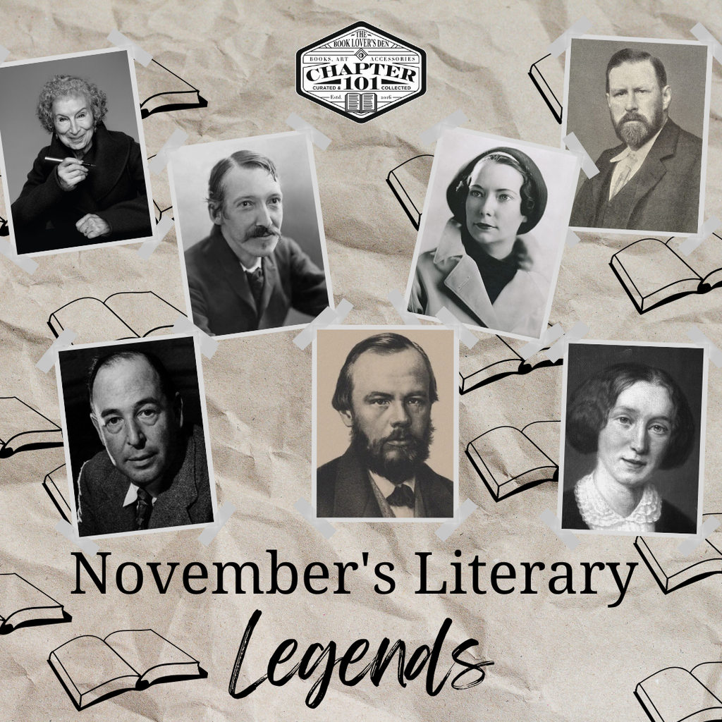 Chapter 101: Celebrating the November Birthdays of Literary Legends